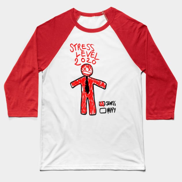 StreSs LeVeL Baseball T-Shirt by MarianoSan